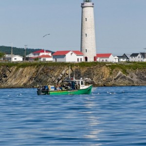 Bateau de pêche-phare de Cap-des-Rosiers © Le Québec maritime-Marc Loiselle