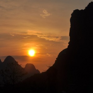Guilin sunset