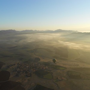 Survol Atlas montgolfiere